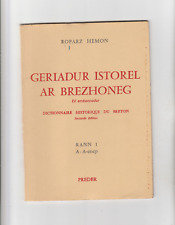 Geriadur istorel brezhoneg d'occasion Geriadur istorel brezhoneg d'occasion  Lannion