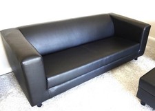 couch kunstleder schwarz gebraucht kaufen  Kaiserslautern