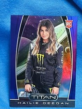 RARO Roxo 4/25 1/1 Porta # 2020 Prizm Hailie Deegan Rookie RC Titan NASCAR 🔥💎 comprar usado  Enviando para Brazil
