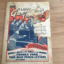 Sheet music song for sale  WADEBRIDGE