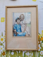 Vintage colourised framed for sale  PRESTON