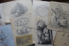 dessin fusain d'occasion dessin fusain d'occasion  Parthenay