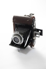 Usado, Rara Câmera Dobrável Semi Leotax da década de 1940 com Estojo Original "Feita no Japão Ocupado" comprar usado  Enviando para Brazil