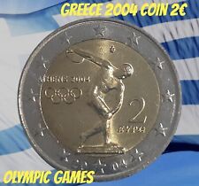 Usado, Grécia 🇬🇷 moeda 2€ euro 2004 UNC de rolo Jogos Olímpicos lançador de disco XXVIII comprar usado  Enviando para Brazil