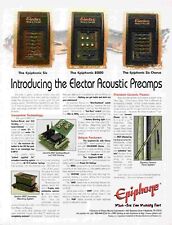 PRÉ-AMPLIFICADORES ACÚSTICOS PPOT10 PICTURE/ADVERT 11X8 EPIPHONE ELECTAR comprar usado  Enviando para Brazil