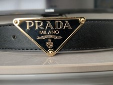 Prada leather black for sale  HULL