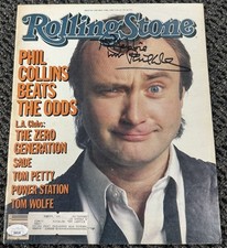 Phil Collins autografado 1985 Rolling Stone revista completa JSA CERTIFICADO DE AUTENTICIDADE Genesis comprar usado  Enviando para Brazil
