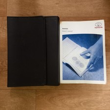 toyota avensis handbook for sale toyota avensis handbook for sale BURY
