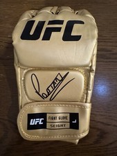 Luva UFC assinada por Alex Pereira Chama 🇧🇷 Champ Poatan Gold Champion  comprar usado  Enviando para Brazil