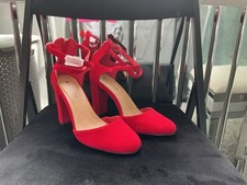 Red suede effect for sale  LLANTWIT MAJOR
