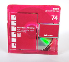 Daiso Window Series 74 Minute MiniDisc Gravável MD Vermelho com Estojo Design Raro comprar usado  Enviando para Brazil