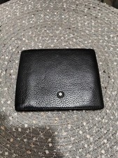 Carteira Montblanc preta masculina acessório carteira original coleção limitada 6 cartões comprar usado  Enviando para Brazil