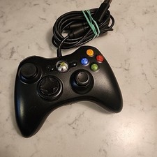 Controle Microsoft Xbox 360 preto com fio com USB Break Away original do fabricante *Testado* comprar usado  Enviando para Brazil