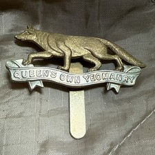 Queens yeomanry.bi metal for sale  PLYMOUTH