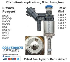 Injetor de combustível GDI 0261500073 para motores BMW Mini Peugeot Citroen 1.6 (16v) comprar usado  Enviando para Brazil