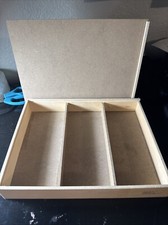 Organizador de mesa de madeira vintage com controle deslizante de madeira aceitará ofertas comprar usado  Enviando para Brazil