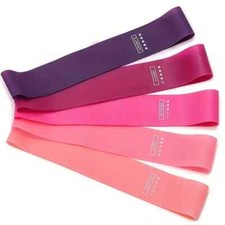 5x Fitnessband Gymnastikband Fitness Sport Band set Beine Widerstandsbänder Yoga comprar usado  Enviando para Brazil