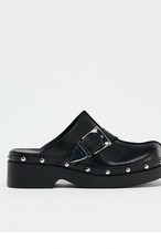 Zara clogs black for sale  NEWPORT