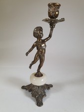 Vintage cherub candle for sale  RIPON
