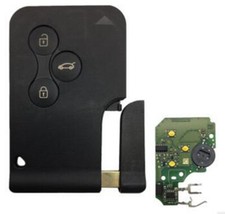 Chave de controle remoto de carro sem cortes chip 433MHz para Renault Megane Scenic controle remoto chaveiro 3 BTN comprar usado  Enviando para Brazil