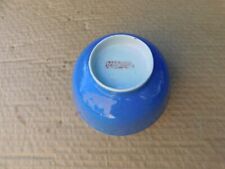 Tigela de porcelana chinesa antiga pintada à mão mono azul 祭蓝釉 4-1/2" comprar usado  Enviando para Brazil