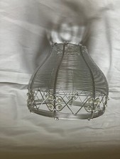 Silver metal lampshade for sale  HOLMFIRTH