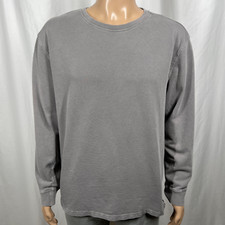 Moletom masculino uso original XL cinza sólido leve gola redonda comprar usado  Enviando para Brazil