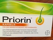 Caixa JUMBO PRIORIN 270 CAPS perda de cabelo crescimento suplemento vitamínico 2027, usado comprar usado  Enviando para Brazil