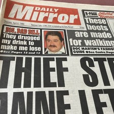 Daily mirror 1989. for sale  LONDON