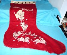 vintage felt christmas stocking for sale  Elizabethtown