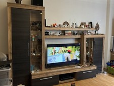 Wohnwand nussbaumfarben darkwo gebraucht kaufen  Wiesbaden
