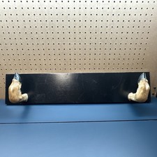 Usado, Casco de veado pés pé arma rack em placa preta usado comprar usado  Enviando para Brazil