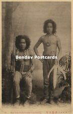 Ilhas Carolinas, Estado CHUUK, Homens Nativos Armados das Ilhas Truk (década de 1910) comprar usado Ilhas Carolinas, Estado CHUUK, Homens Nativos Armados das Ilhas Truk (década de 1910) comprar usado  Enviando para Brazil