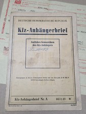 Kfz brief anhängerbrief gebraucht kaufen  Wernigerode