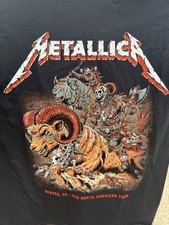 Camiseta Metallica Denver CO autêntica junho 29-25 oficial concerto edição limitada, usado comprar usado  Enviando para Brazil