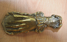 Smallvintage brass lady for sale  TELFORD