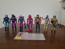 Lote GI Joe Cobra Viper Vintage Hasbro 7 Figuras de Ação +Acessórios 3.75 1986-89 comprar usado  Enviando para Brazil