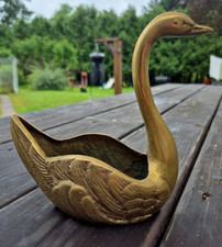 Brass swan planter for sale  Franconia