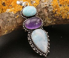 Gj69 amethyst mondstein gebraucht kaufen  Rüsselsheim am Main