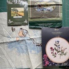 Embroidery kits pre for sale  PONTYCLUN