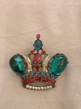 Spilla brooch corona usato  Roma