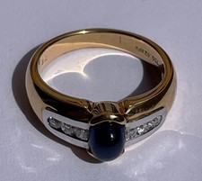 Ring safir saphir gebraucht kaufen  Hamburg