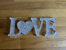 Love acryl deko gebraucht kaufen  Sailauf
