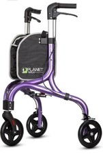 Planet Walk Premium 3 rodas andador dobrável leve roxo escuro comprar usado  Enviando para Brazil