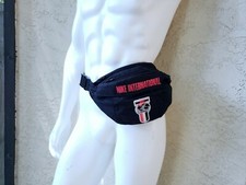 BOLSA DE CINTURA VINTAGE NIKE INTERNATIONAL ANOS 90 FANNY PACK PRETA/ROSA comprar usado  Enviando para Brazil