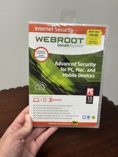 Webroot Internet Security para PC, Mac y DVD móvil segunda mano  Embacar hacia Mexico
