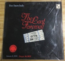 Elvis Presley Rare Live Import Vinyl The Last Farewell -His Last Concert In Indy comprar usado  Enviando para Brazil