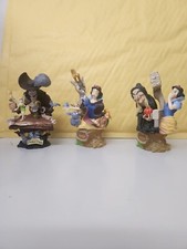 Usado, Conjunto de 3 estatuetas da Disney Branca de Neve - Capitão Gancho com Sininho 10 cm comprar usado  Enviando para Brazil