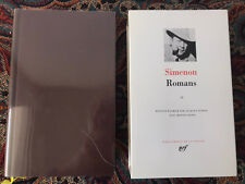 Pléiade simenon romans d'occasion  La Rochelle