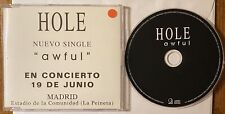 HOLE Awful 1998 ESPANHA Promo Only Geffen CD Single COURTNEY LOVE Celebrity Skin comprar usado HOLE Awful 1998 ESPANHA Promo Only Geffen CD Single COURTNEY LOVE Celebrity Skin comprar usado  Enviando para Brazil
